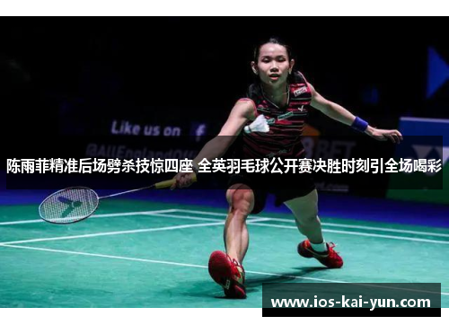 陈雨菲精准后场劈杀技惊四座 全英羽毛球公开赛决胜时刻引全场喝彩 陈雨菲精准后场劈杀技惊四座 全英羽毛球公开赛决胜时刻引全场喝彩